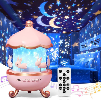 Rotating Cabin Projector Lamp (With Music)