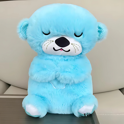 Max Bazaar Breathing Teddy Bear – Soothing Plush Toy with Music & Light