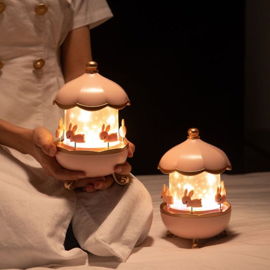 Rotating Cabin Projector Lamp (With Music)